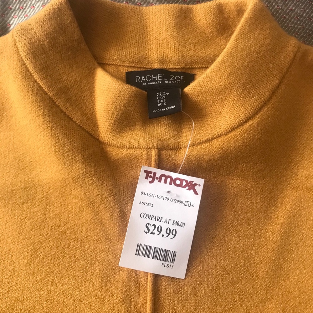 Mustard Yellow Rachel Zoe sweater